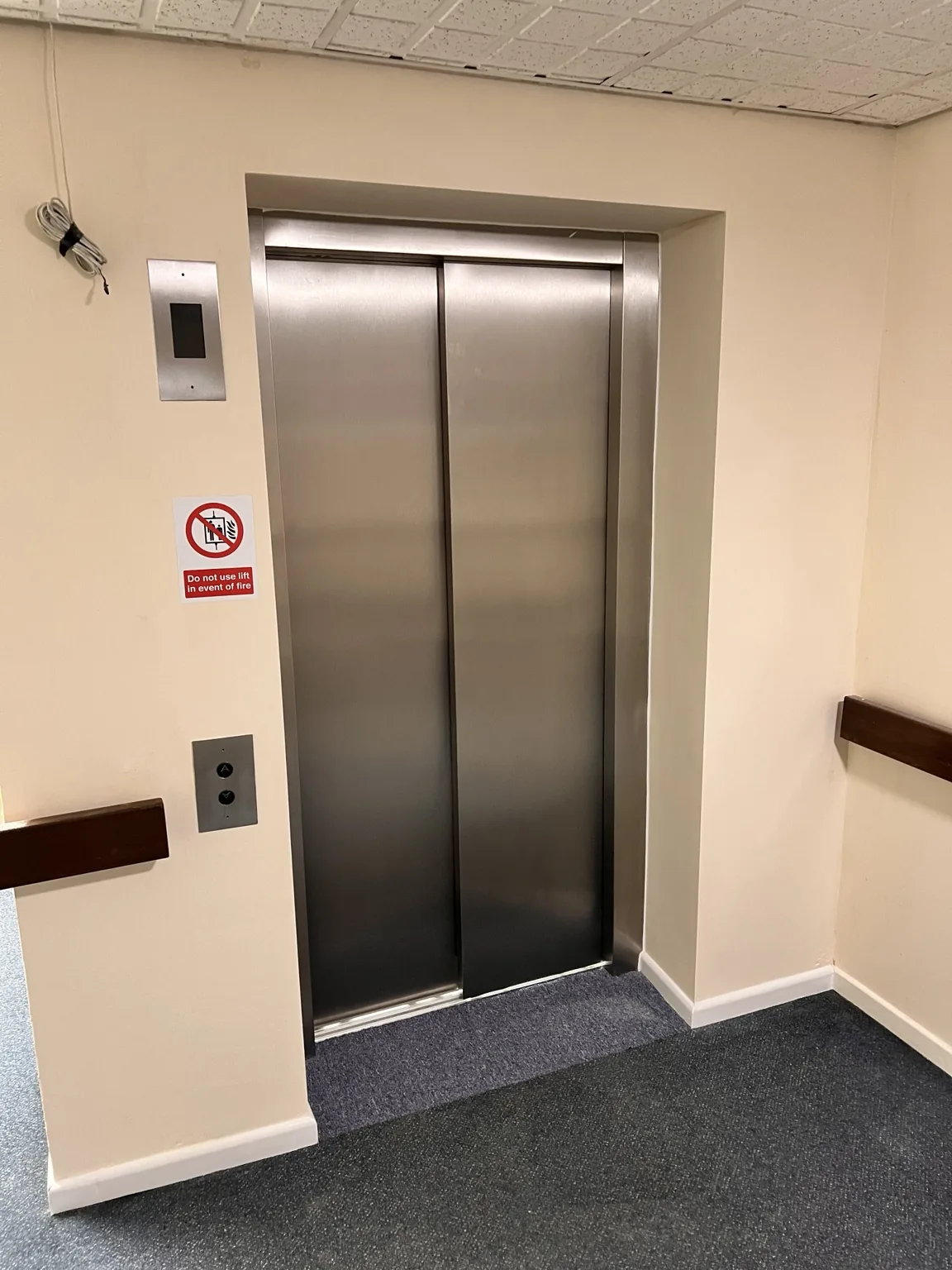Completed lift entrance after making good