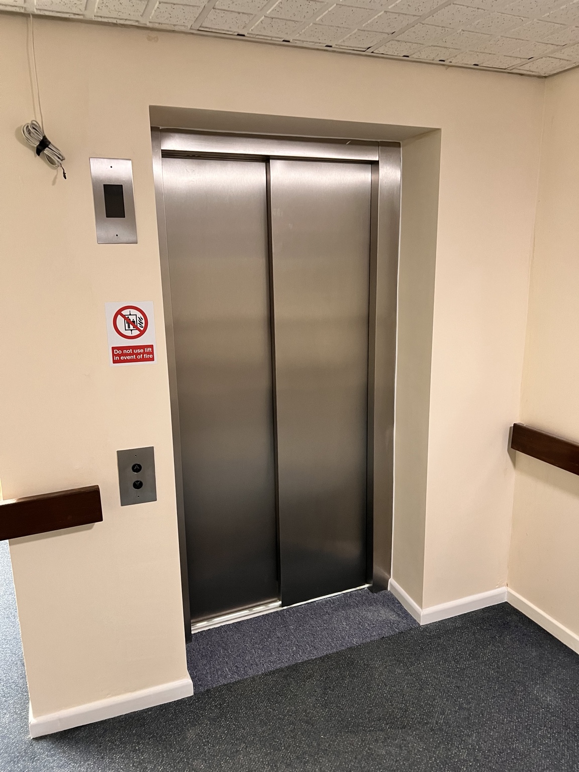Completed lift entrance after making good